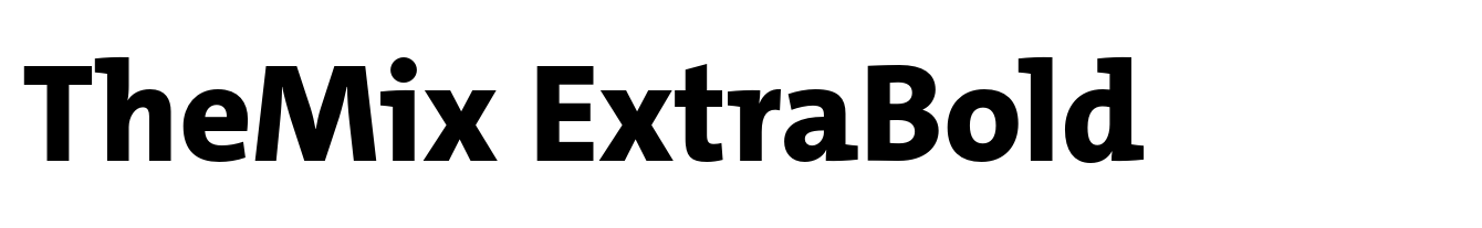TheMix ExtraBold